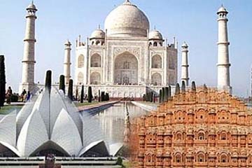 Golden Triangle Tour with Delhi, Jaipur, Agra